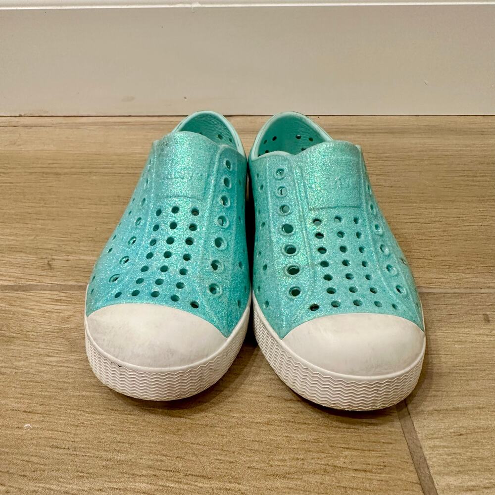 Native Jefferson Sparkly Blue Shoes